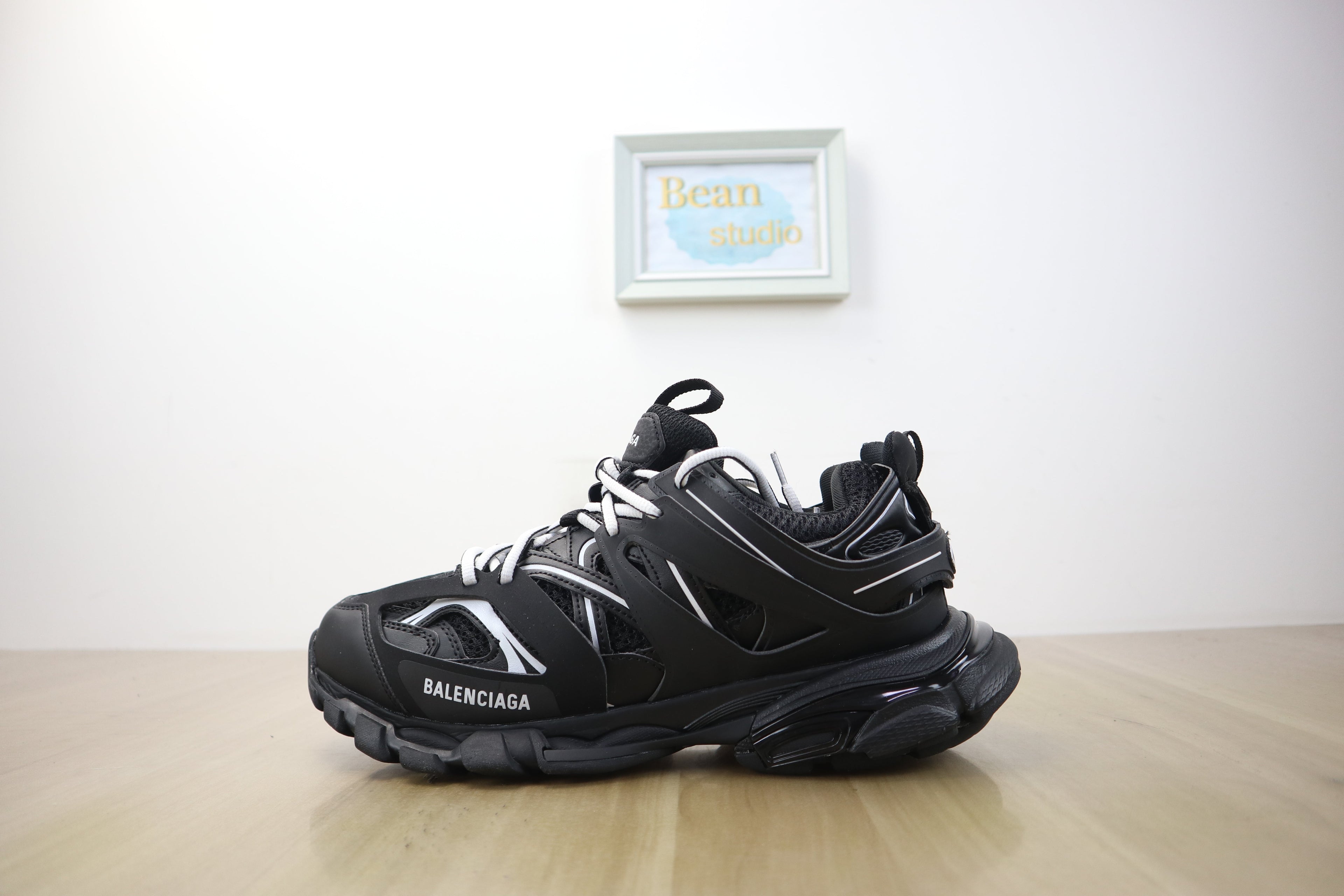 Balenciaga - Track - Noir&blanc - Vue 3