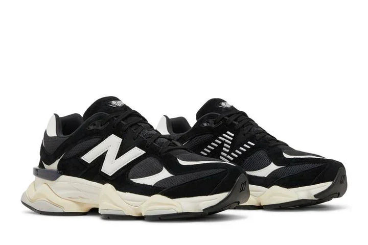New Balance - 9060 - Noir Blanc - Vue 2