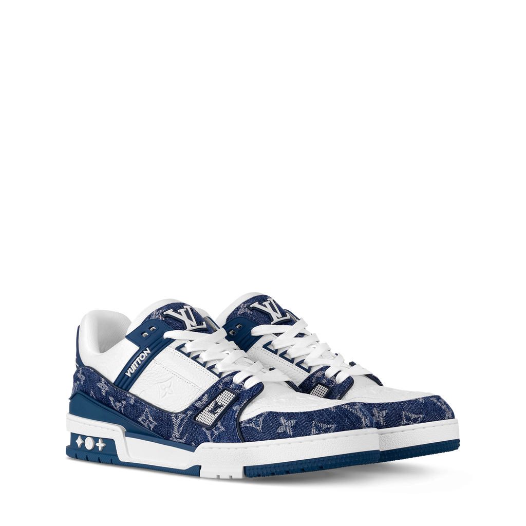 Louis Vuitton - LV Trainer - Bleu / Noir - Vue 1