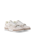 Louis Vuitton - LV Trainer - Beige / Bleu - Vue 1