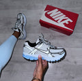 Nike - Zoom Vomero 5 - Metallic Silver Blue Tint - Vue 1