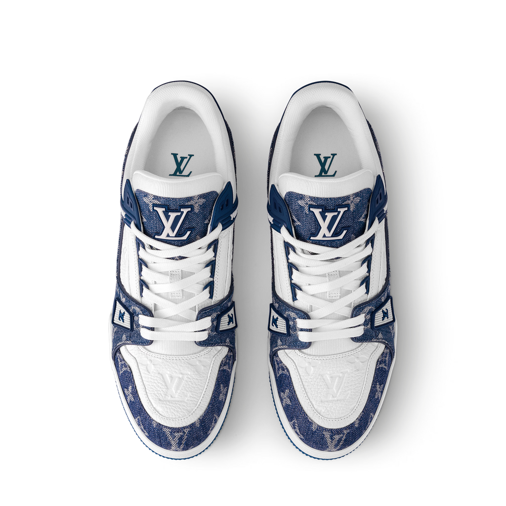 Louis Vuitton - LV Trainer - Gris / Noir - Vue 8