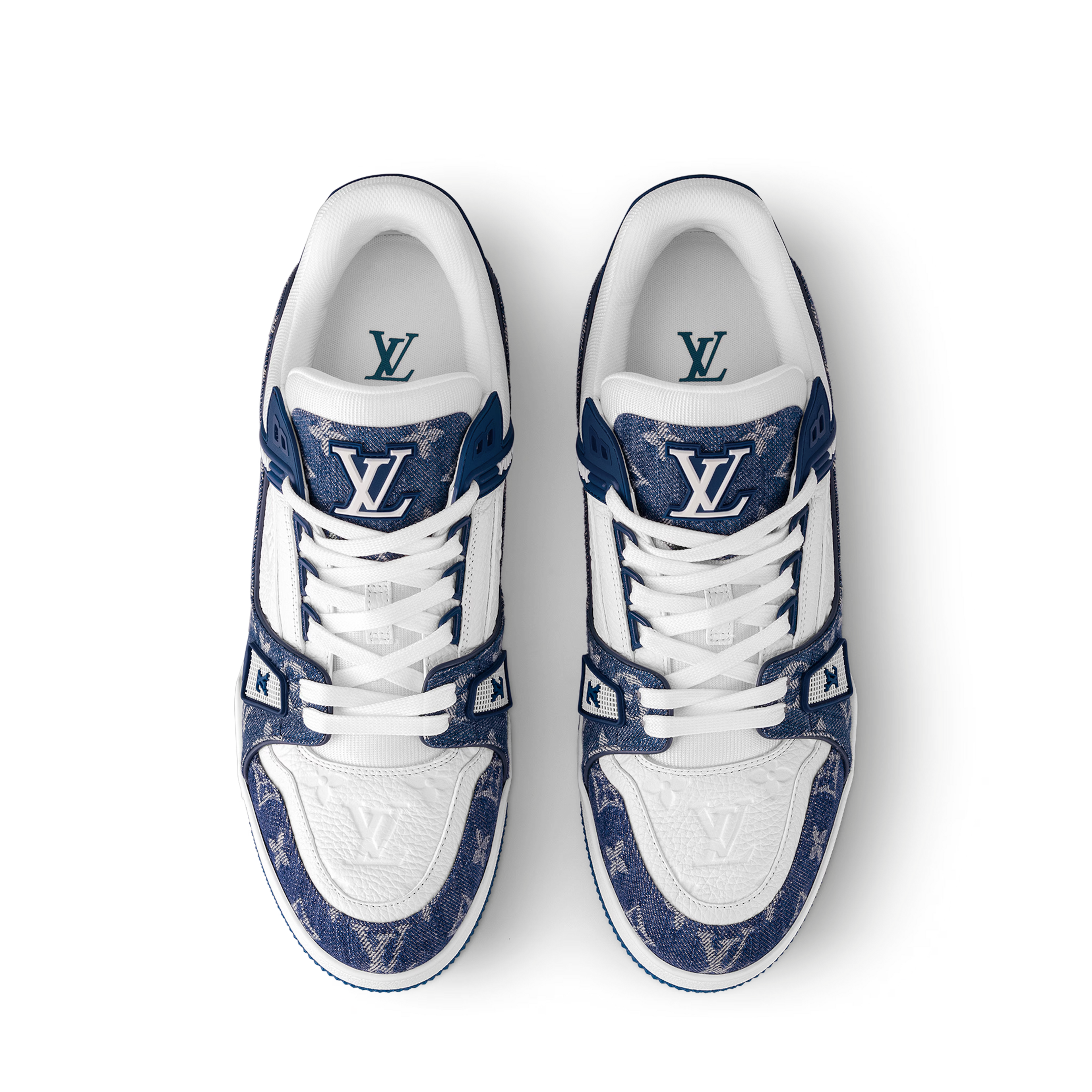 Louis Vuitton - LV Trainer - Noir / Bleu - Vue 3