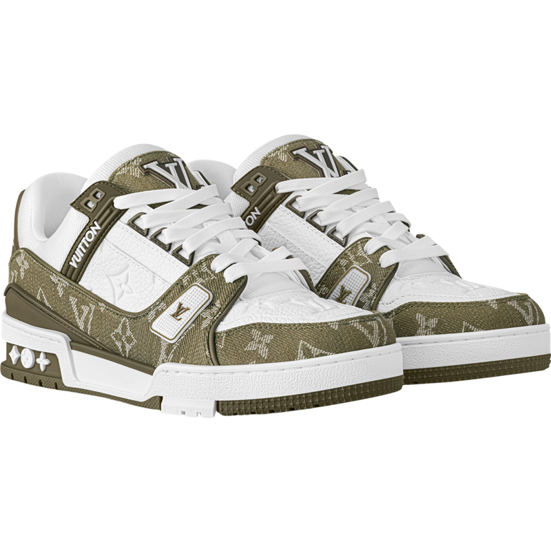 Louis Vuitton - LV Trainer - Kaki - Vue 1