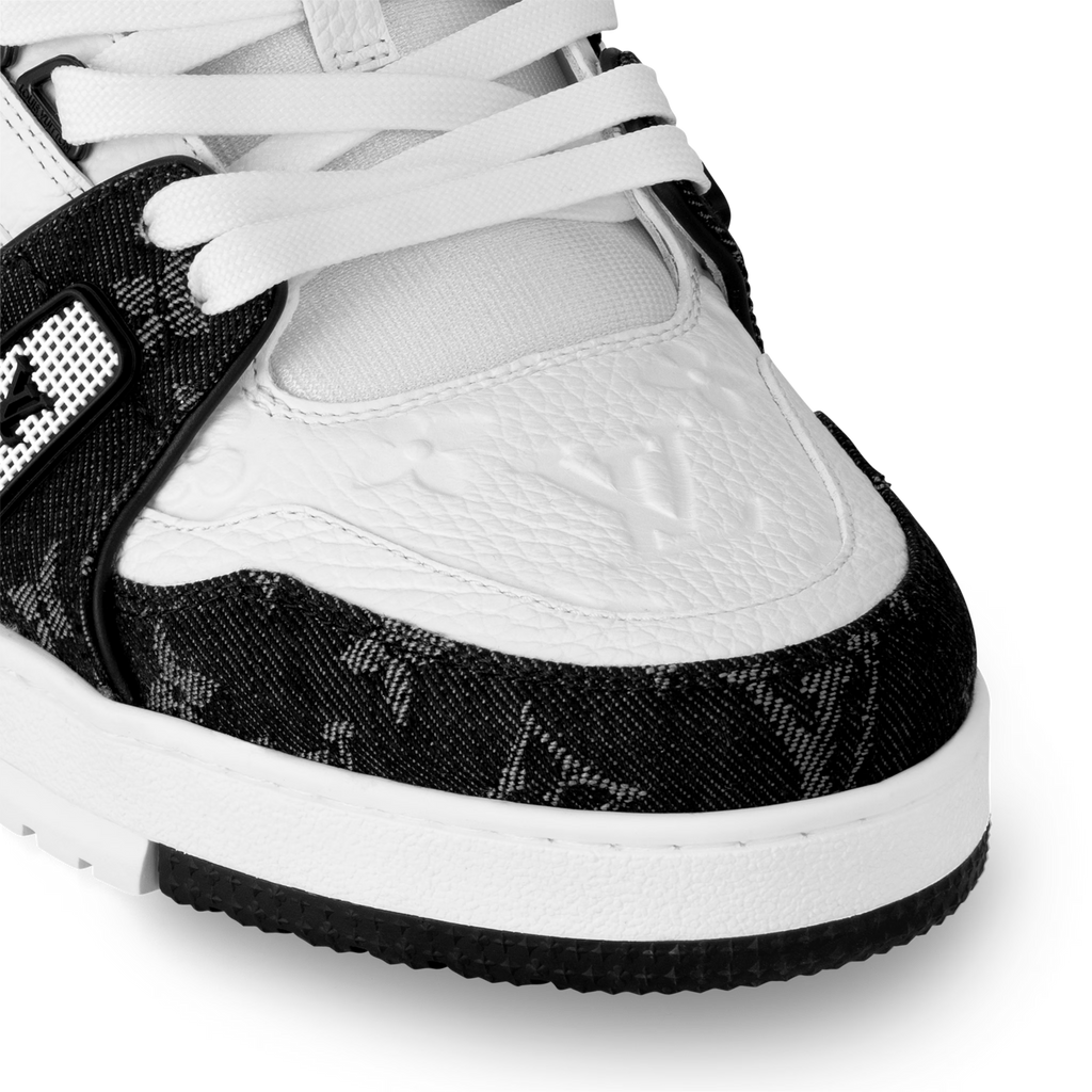 Louis Vuitton - LV Trainer - Gris / Noir - Vue 5