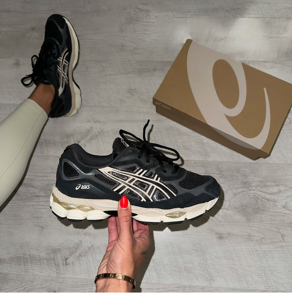Asics - Gel-NYC - Black Cream - Vue 1