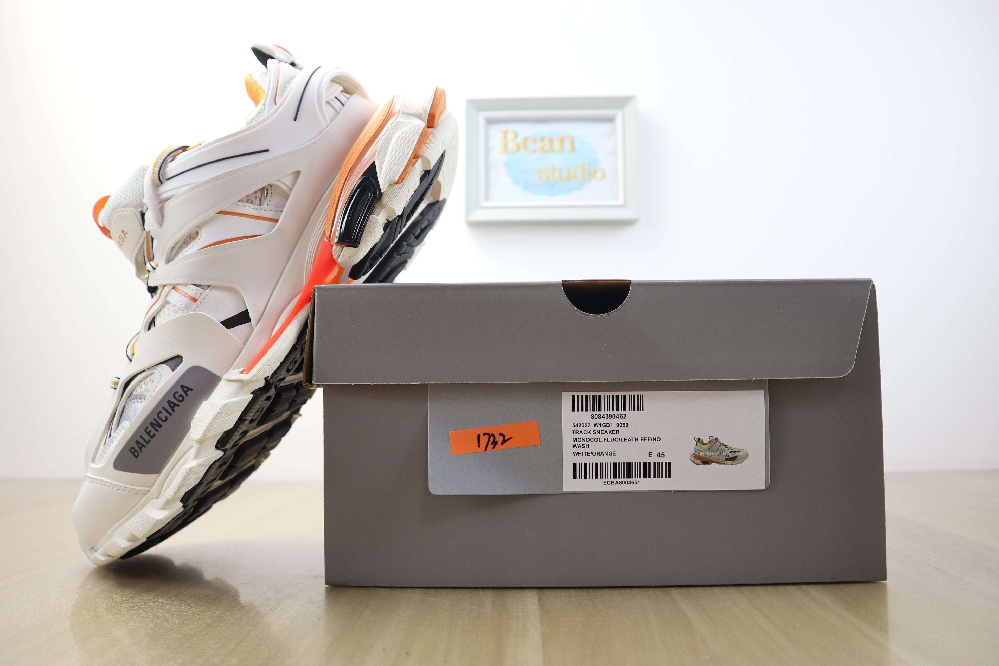 Balenciaga - Track - Blancheorange - Vue 7