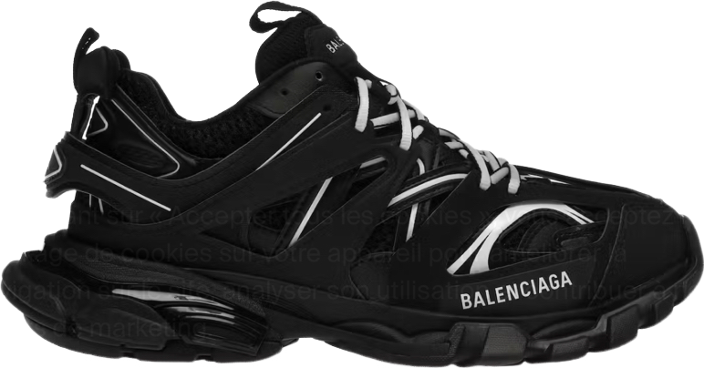 Balenciaga - Track - Noir&blanc - Vue 1