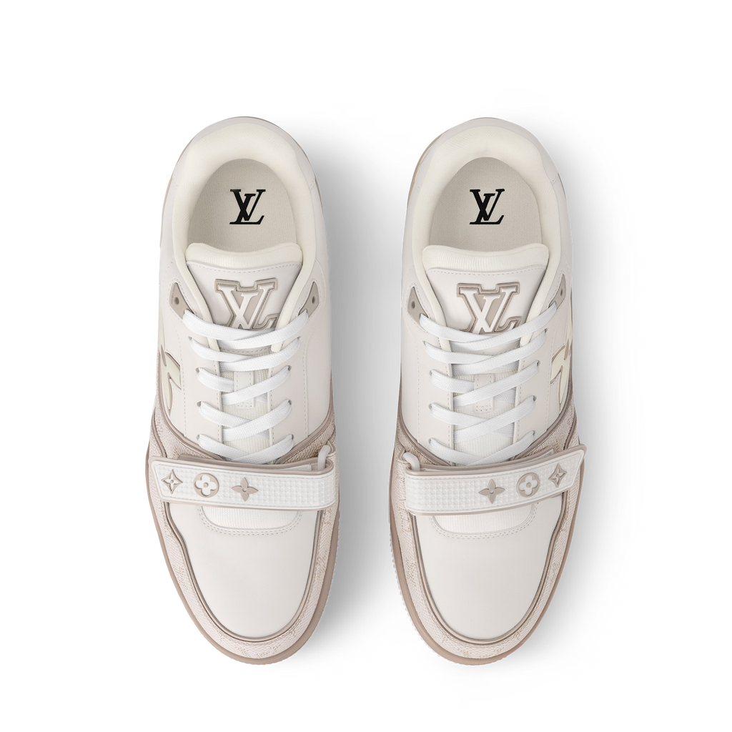 Louis Vuitton - LV Trainer - Bleu / Beige - Vue 2