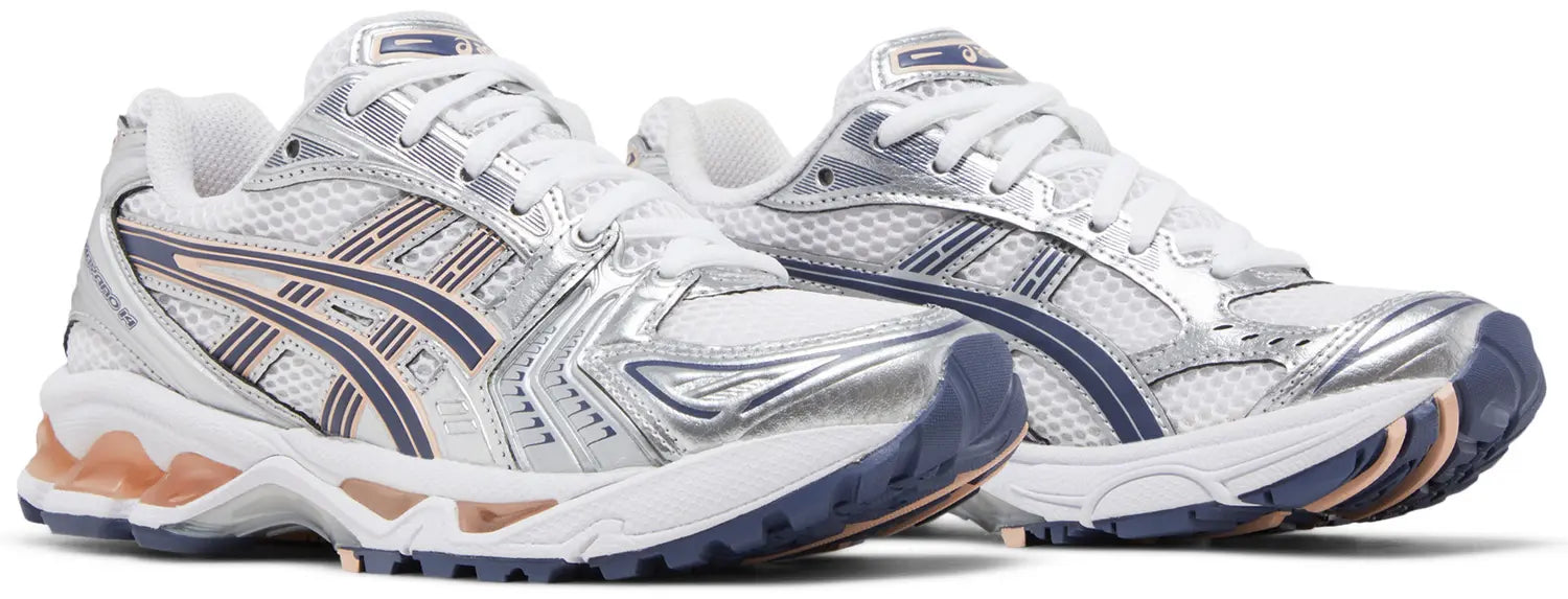 Asics - Gel-Kayano 14 - White Thunder Blue - Vue 5