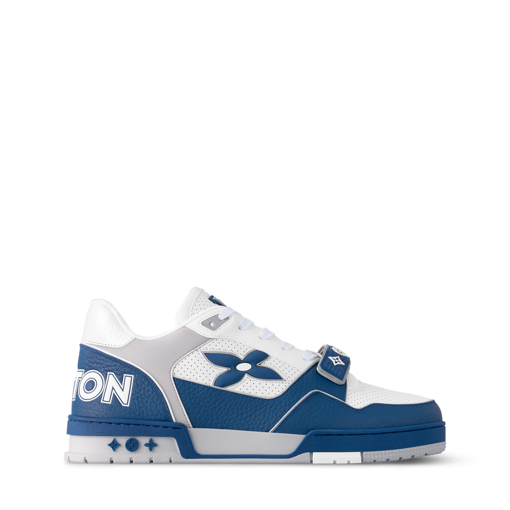 Louis Vuitton - LV Trainer - Noir / Bleu - Vue 4