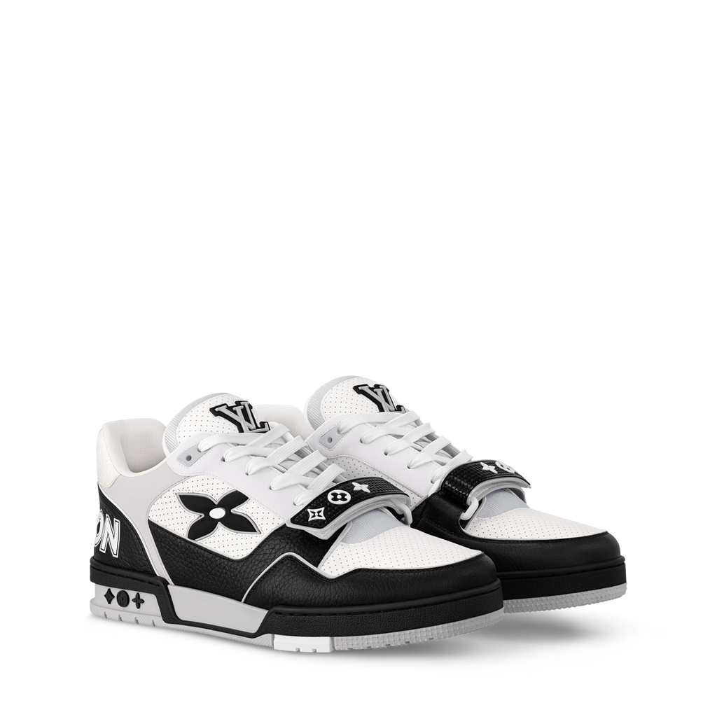 Louis Vuitton - LV Trainer - Noir / Bleu - Vue 1