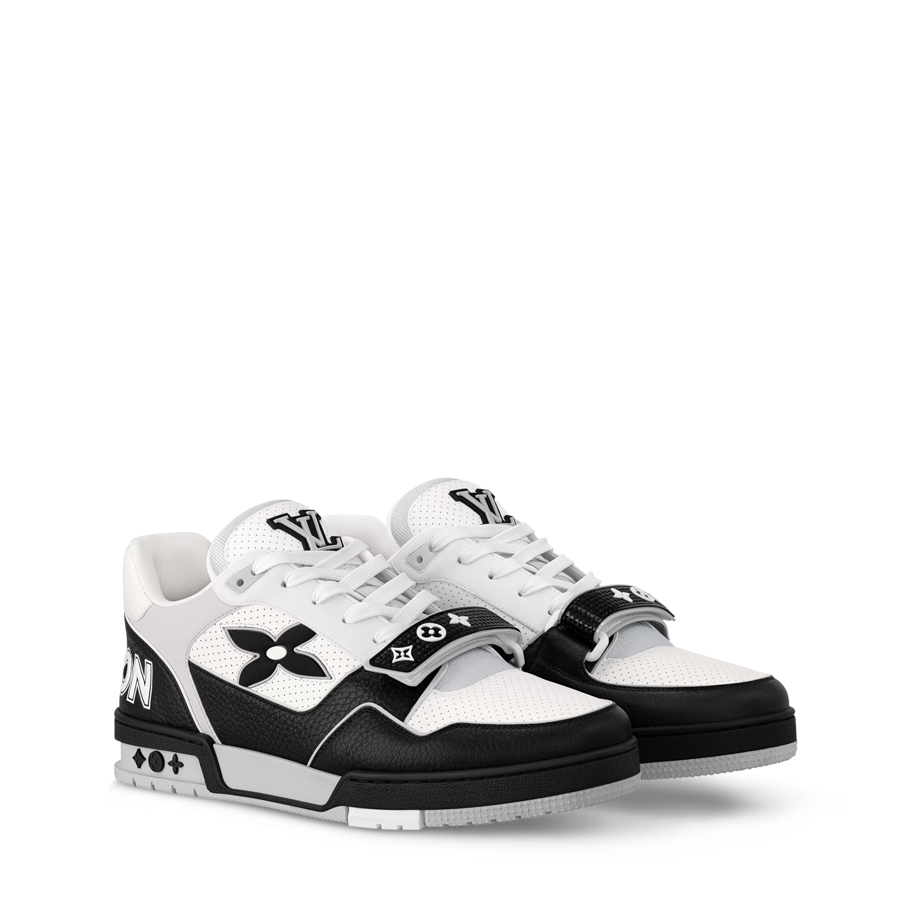 Louis Vuitton - LV Trainer - Noir / Bleu - Vue 1