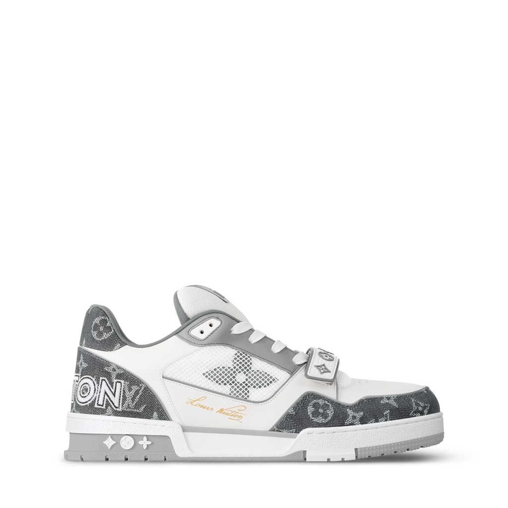 Louis Vuitton - LV Trainer - Gris / Noir - Vue 7