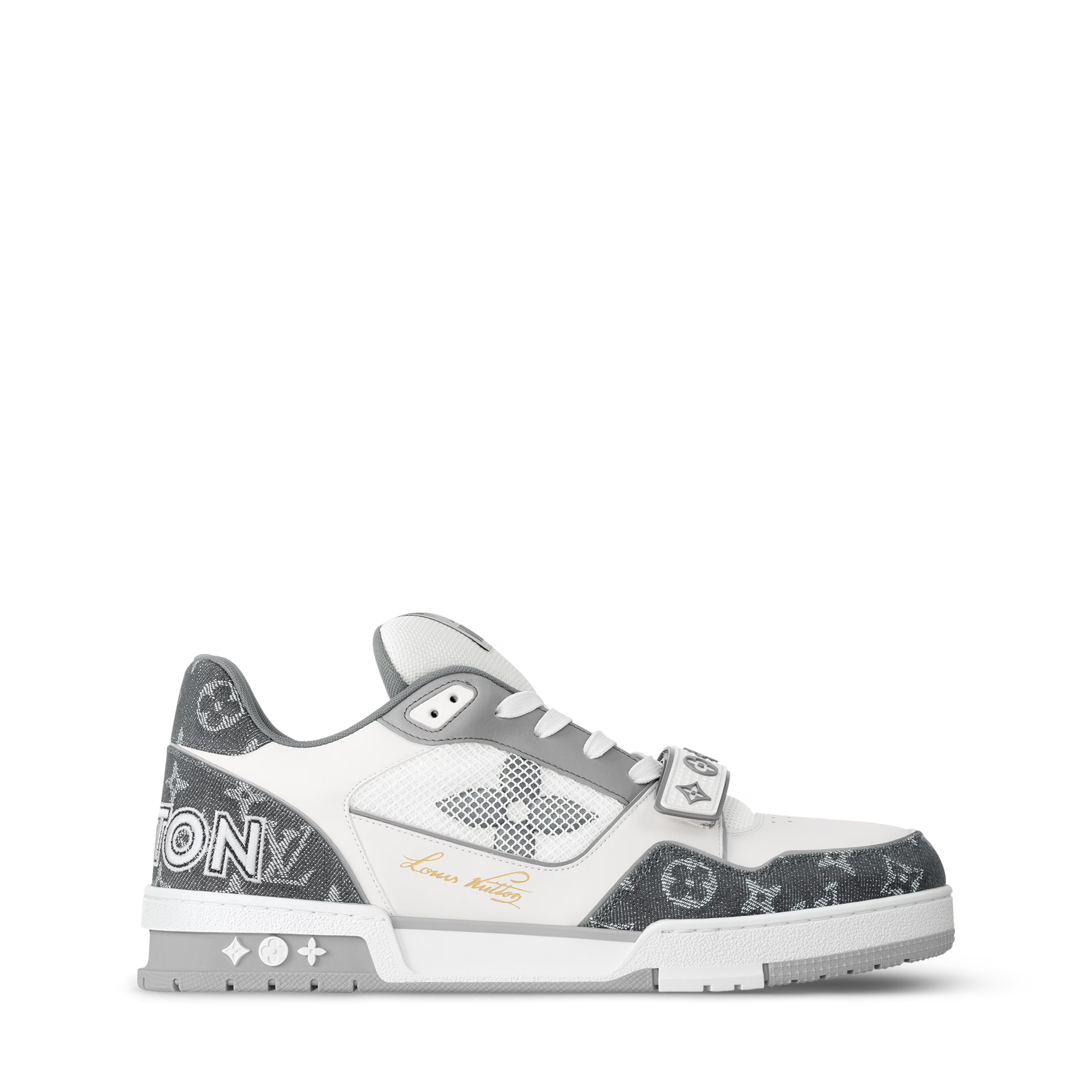 Louis Vuitton - LV Trainer - Gris / Noir - Vue 7
