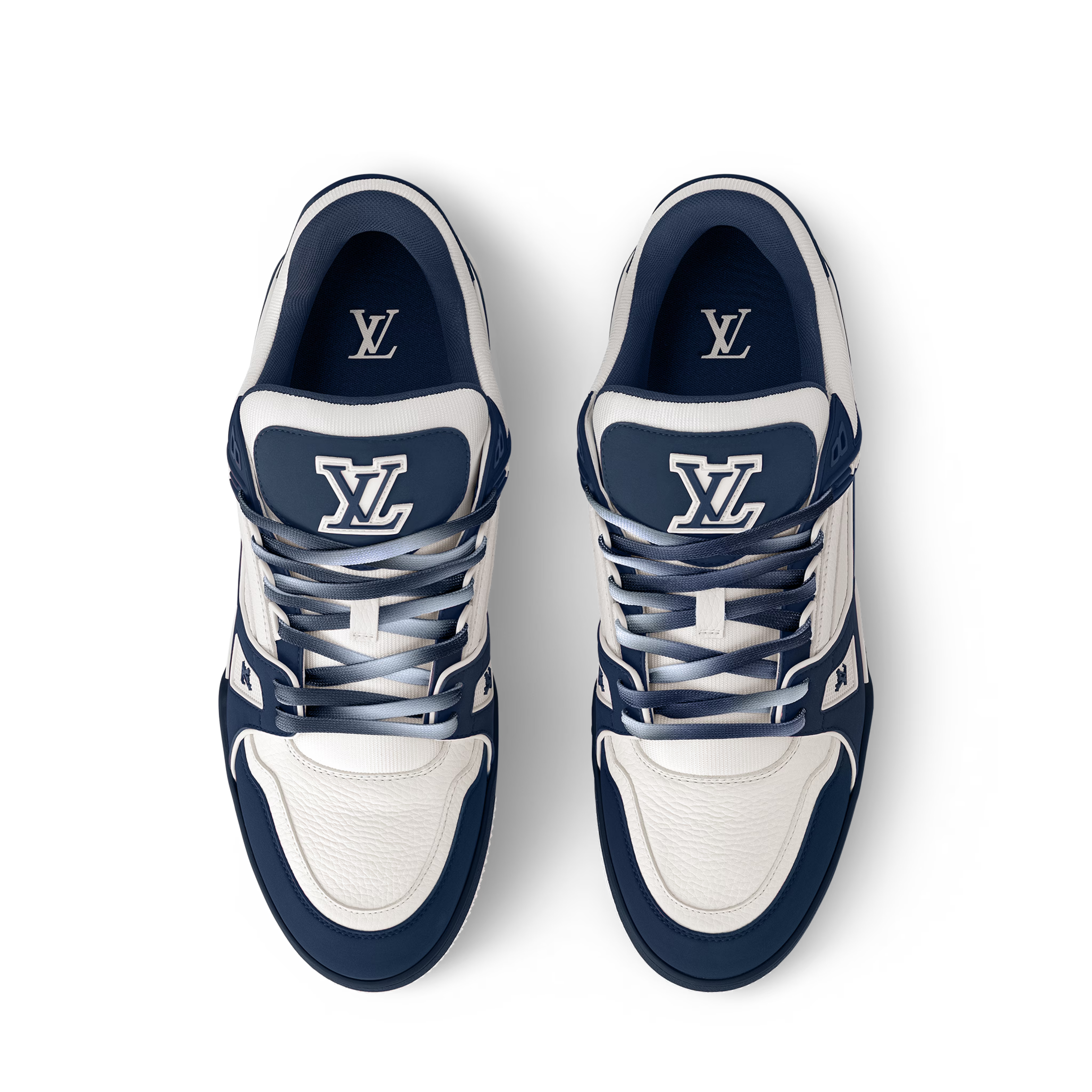 Louis Vuitton - LV Trainer - Beige / Rouge - Vue 3
