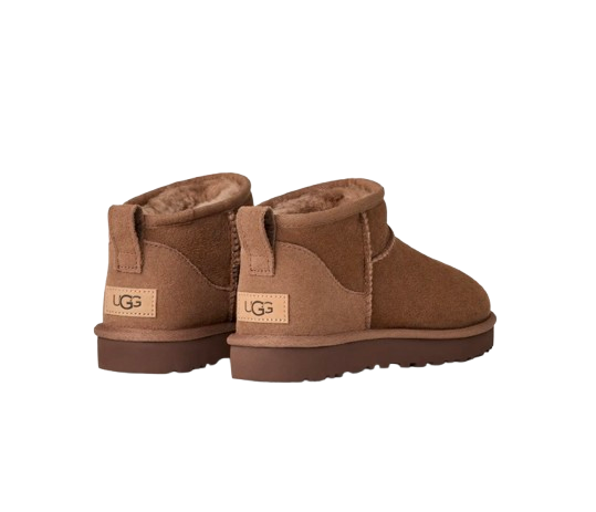 UGG - Classic Ultra Mini - Marron - Vue 3