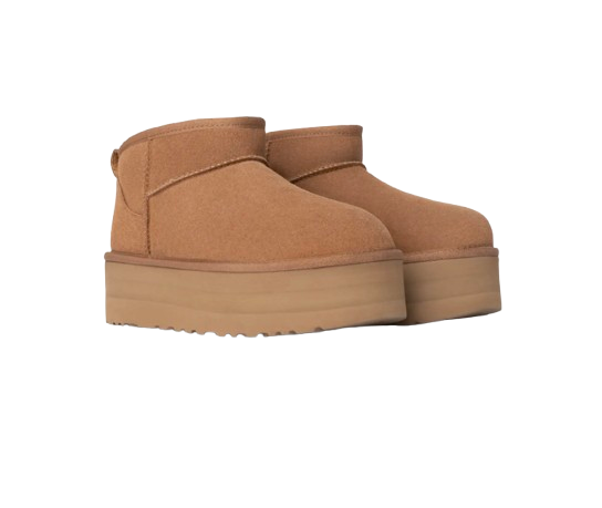 UGG - Classic Ultra Mini - À Plateforme Marron - Vue 2