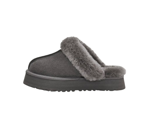 UGG - Classic Boot - Chausson Disquette Gris - Vue 4