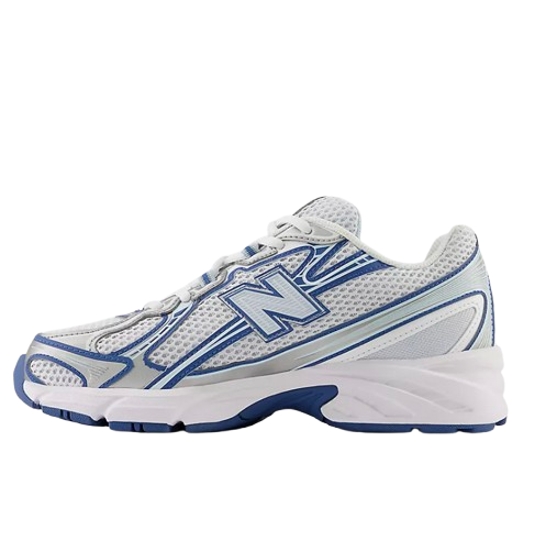 New Balance - 740 - Bleu Blanc - Vue 3
