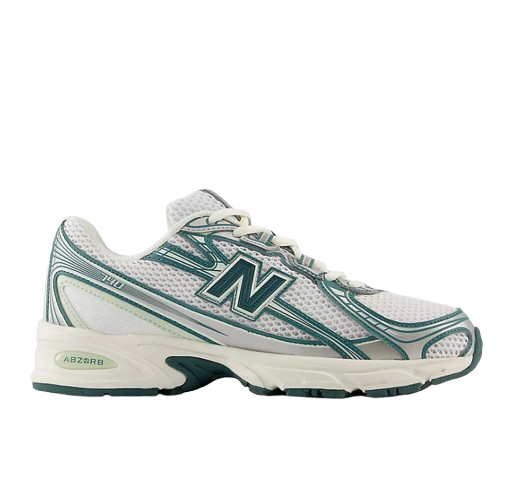 New Balance - 740 - Vert Blanc - Vue 1