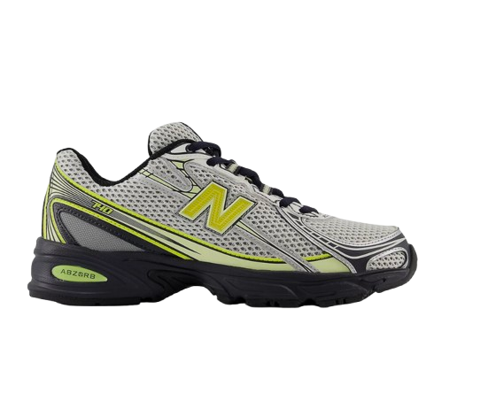 New Balance - 740 - Jaune Fluo - Vue 1