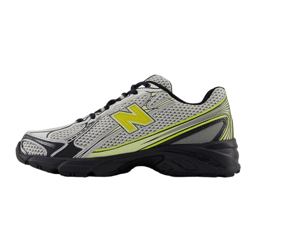 New Balance - 740 - Jaune Fluo - Vue 2