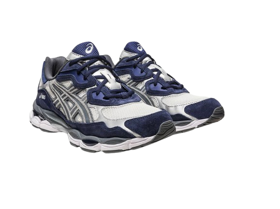 Asics - Gel-NYC - Kicki Yang Zhang Bleu Blanc - Vue 3