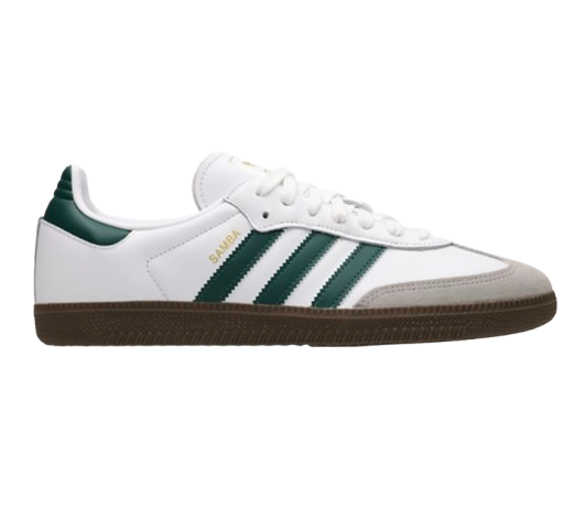 Adidas - Samba OG - White / White / Clear Granite - Vue 1