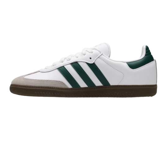 Adidas - Samba OG - White / White / Clear Granite - Vue 2