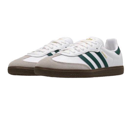 Adidas - Samba OG - White / White / Clear Granite - Vue 3