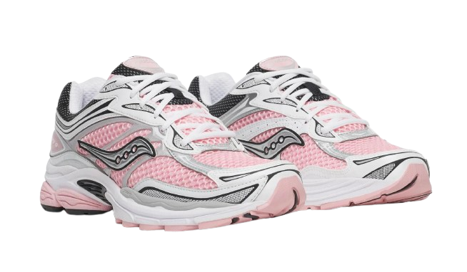 Saucony - ProGrid Omni 9 - Blanc Rose - Vue 2