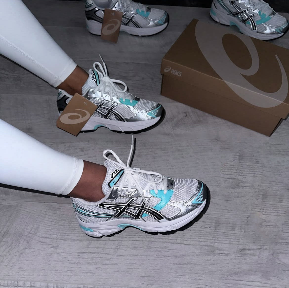 Asics - Gel-1130 - White Aqua - Vue 1