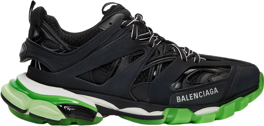 Balenciaga - Track - Noiretverte - Vue 1