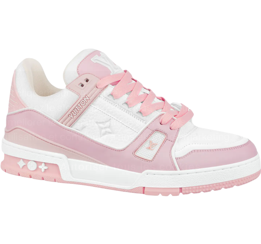 Louis Vuitton - LV Trainer - Rose - Vue 1