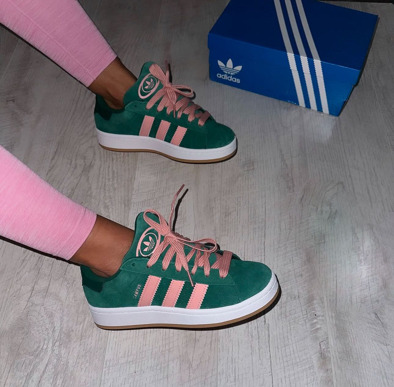 Adidas - Campus 00s - Green Pink - Vue 1