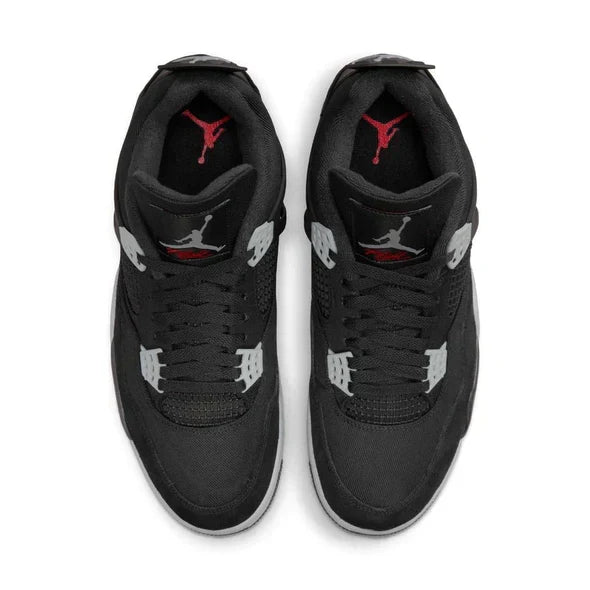 Jordan - Air Jordan 4 Retro - Black Canvas - Vue 3