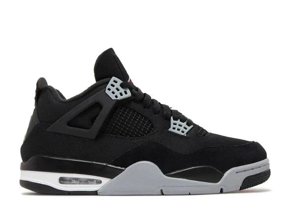 Jordan - Air Jordan 4 Retro - Black Canvas - Vue 1