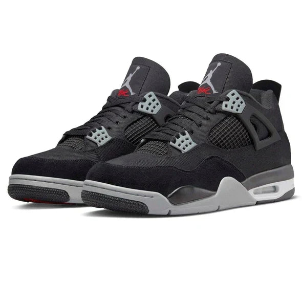 Jordan - Air Jordan 4 Retro - Black Canvas - Vue 2
