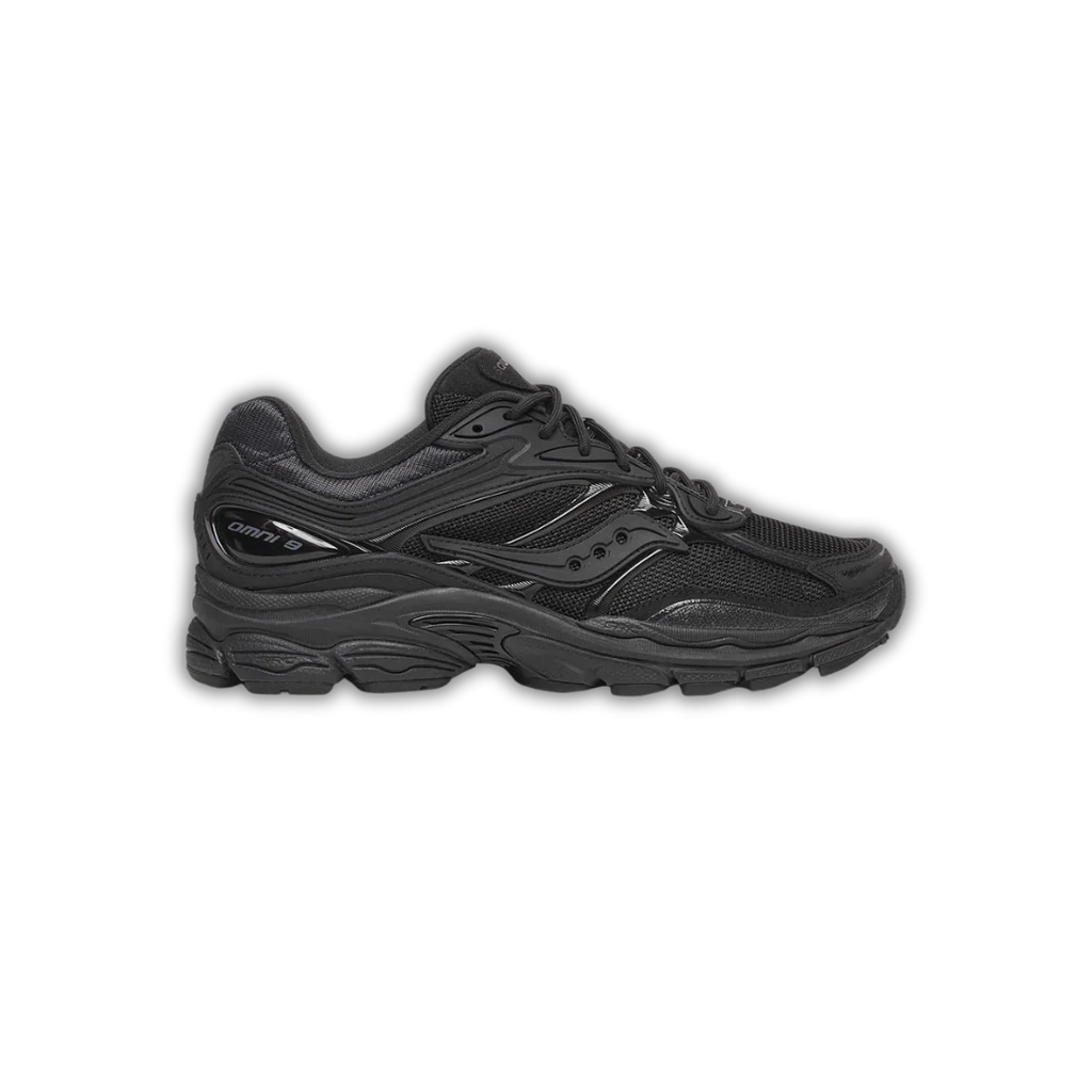 Saucony - ProGrid Omni 9 - Omni 9 Black Daim - Vue 1