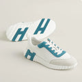Hermès - Bouncing - Blanc / Bleu Minéral - Vue 1