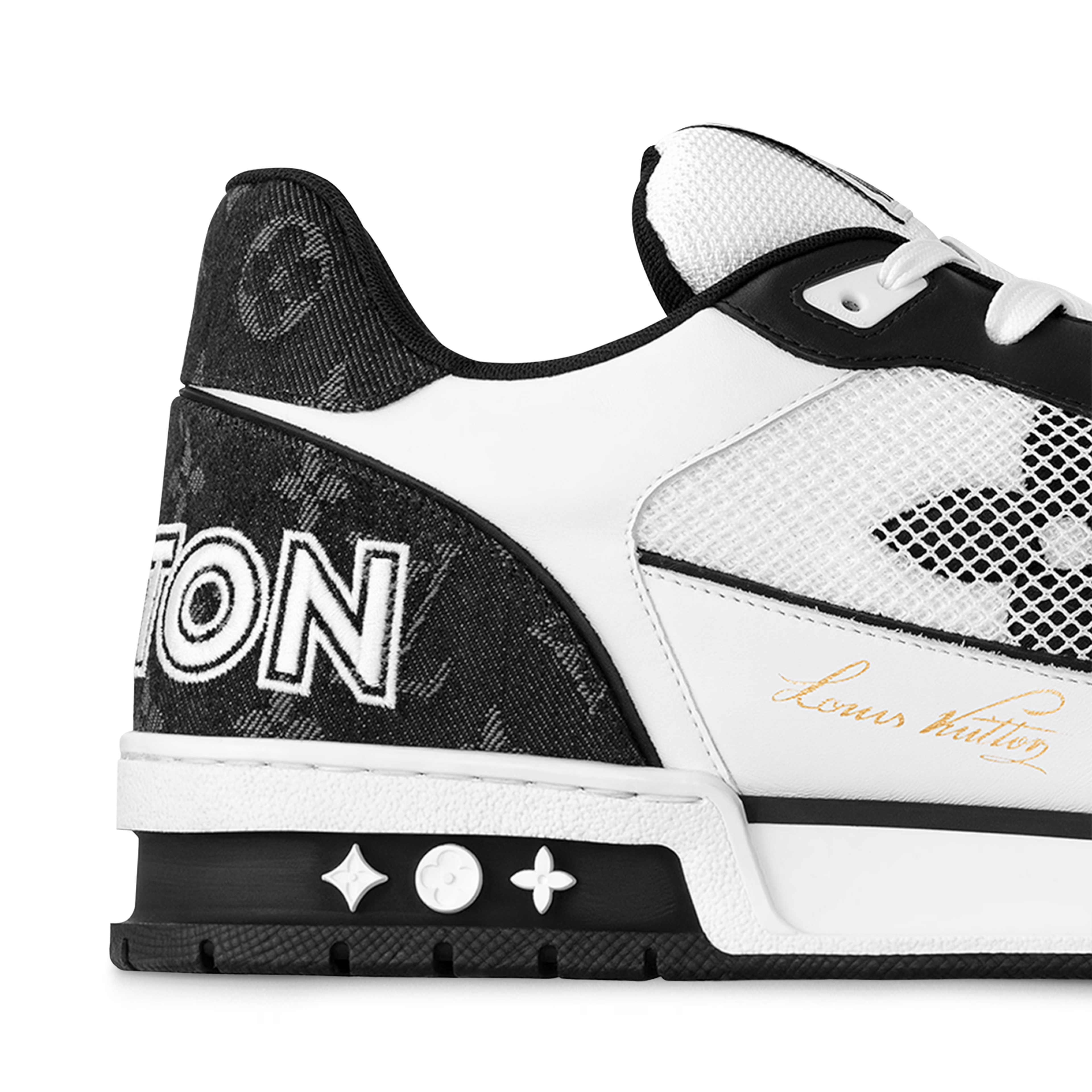 Louis Vuitton - LV Trainer - Gris / Noir - Vue 4