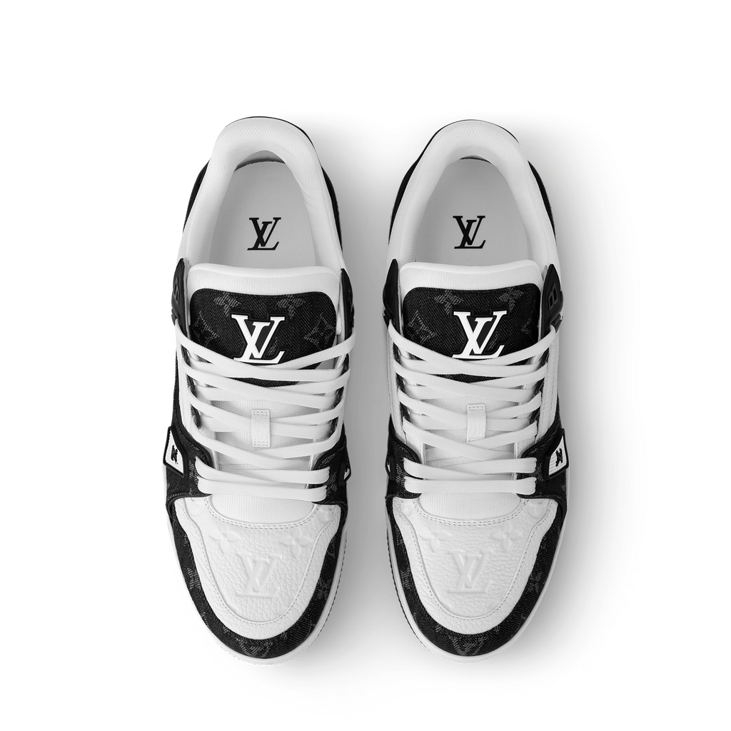 Louis Vuitton - LV Trainer - Bleu / Noir - Vue 4