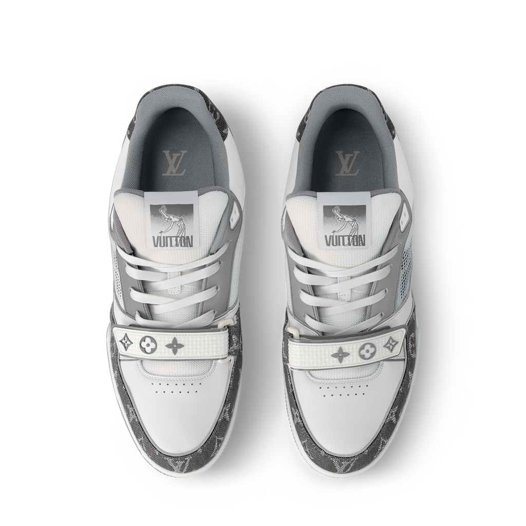 Louis Vuitton - LV Trainer - Gris / Noir - Vue 8
