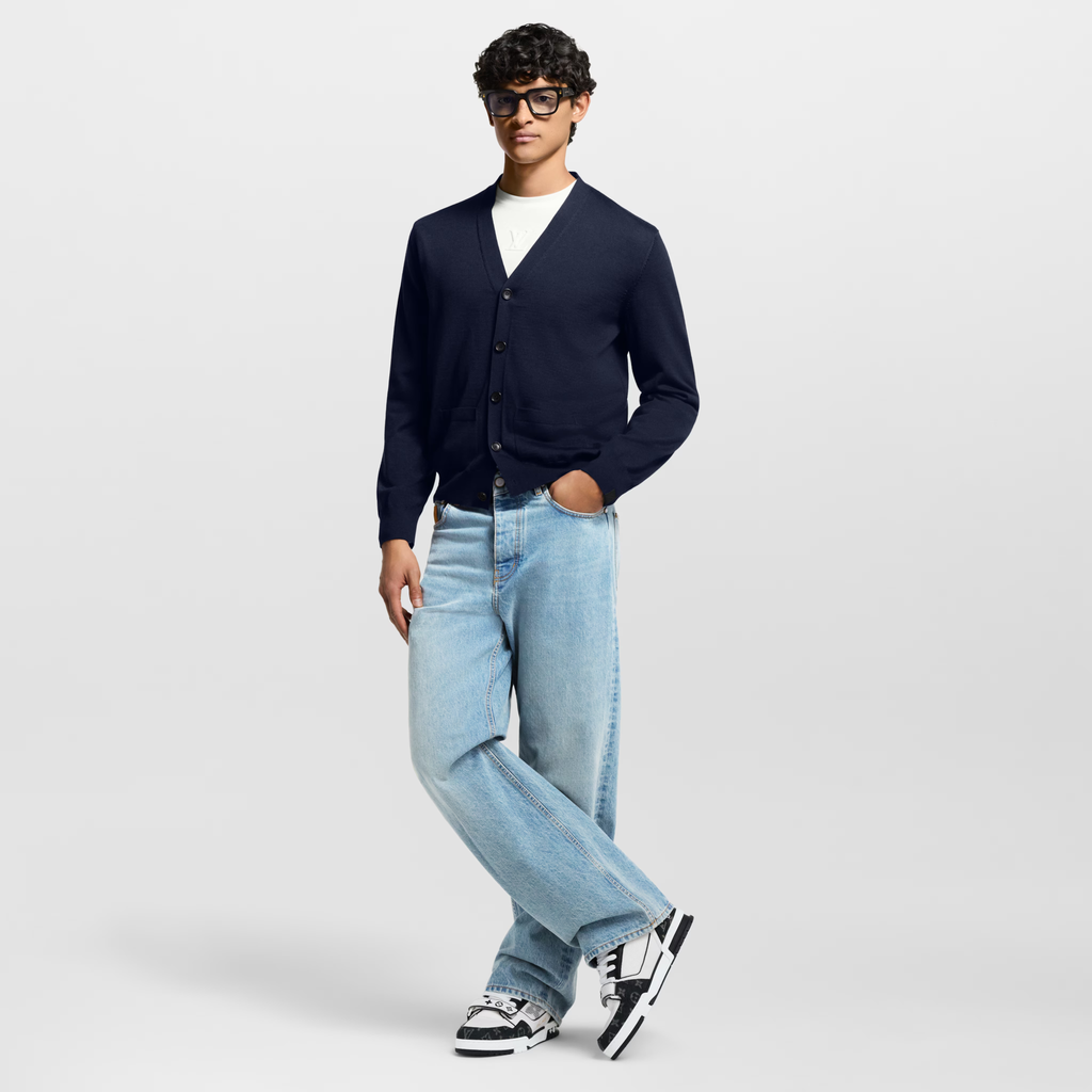 Louis Vuitton - LV Trainer - Gris / Noir - Vue 6