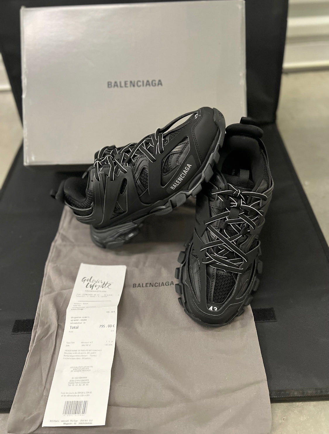 Balenciaga - Track - Noir - Vue 2