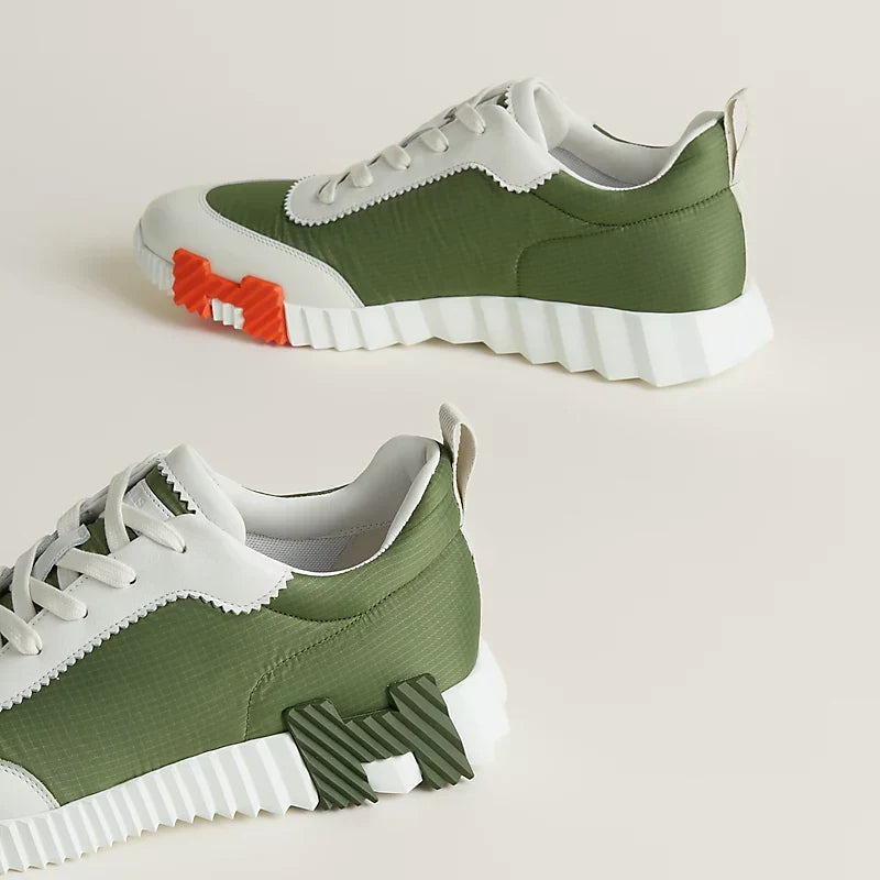 Hermès - Bouncing - Matcha / Blanc - Vue 4