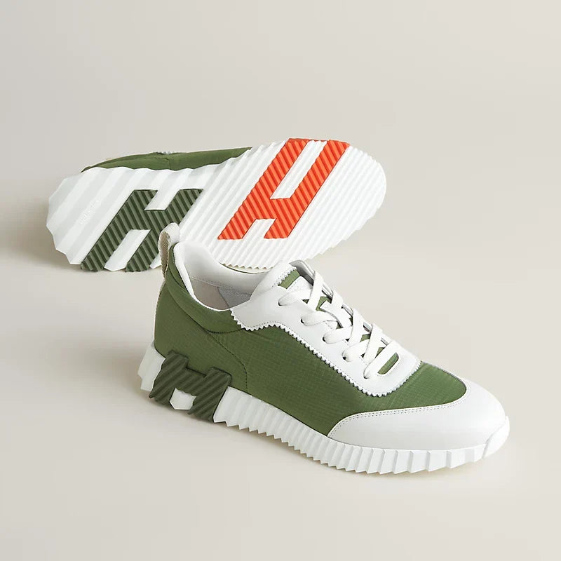 Hermès - Bouncing - Matcha / Blanc - Vue 1